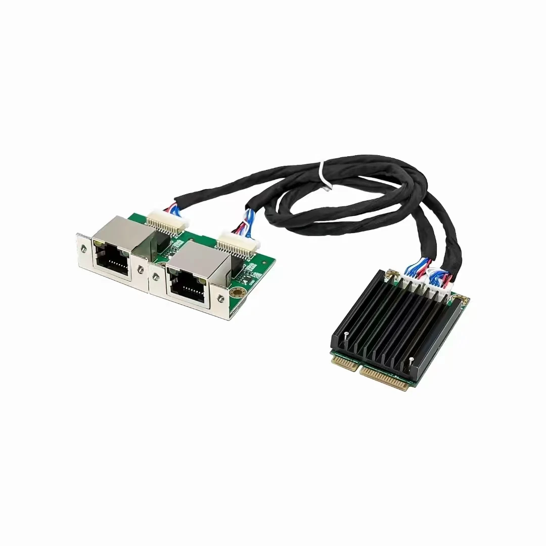 MINI PCIE 1G LAN-карта двойной порт RJ45 промышленный сервер 10/100 Мбит/с гигабитный