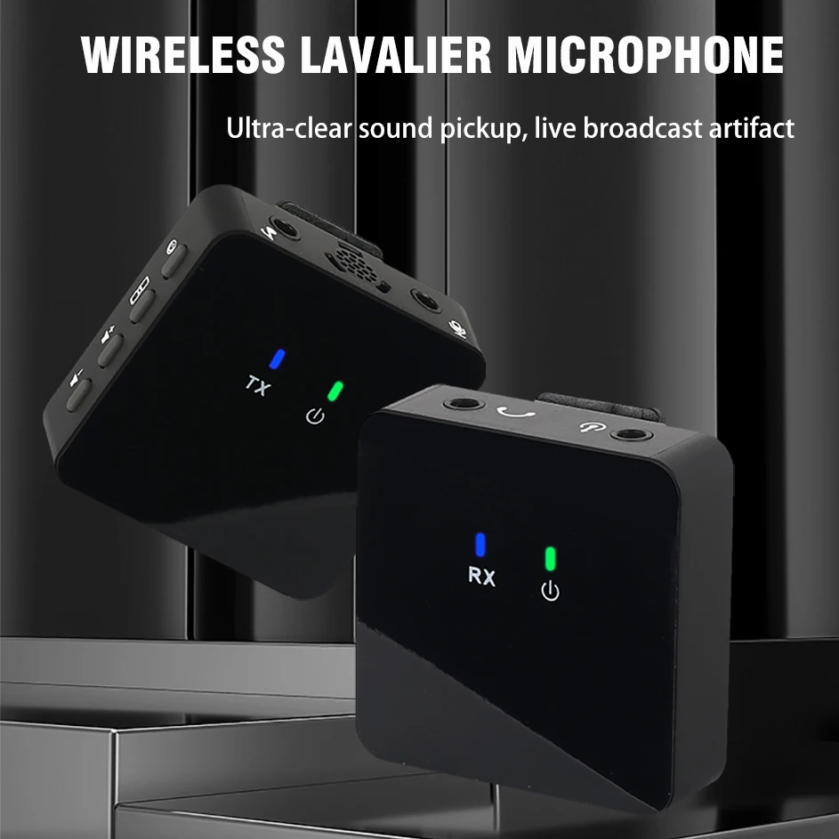 Петличный беспроводной микрофон 2 4 ГГц для рекордера запись Vlog Bloger Youtuber Live Phone Pad