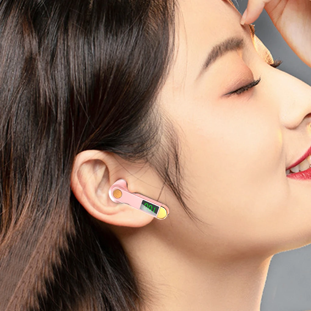 bluetooth compatible earbud wireless sports cordless rechargeable earphone noise canceling audio headphone free global shipping