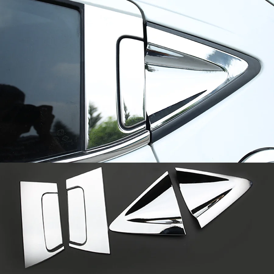 

Wooeight 1Set ABS Chrome Silver Door Handle Cup Bowl Protective Cover Sticker Trim Decals For Honda XRV XR-V Vezel Accessories