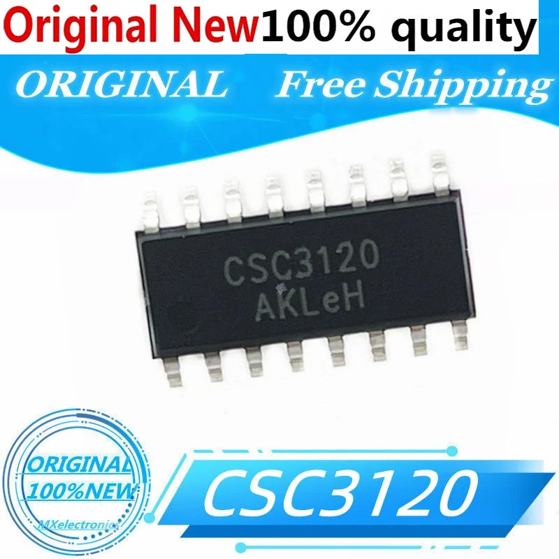 

5pcs/lot 100% New Original Csc3120 Sop-16 Mono Audio Amplifier Chip ( Stock) Ic Chipset Original