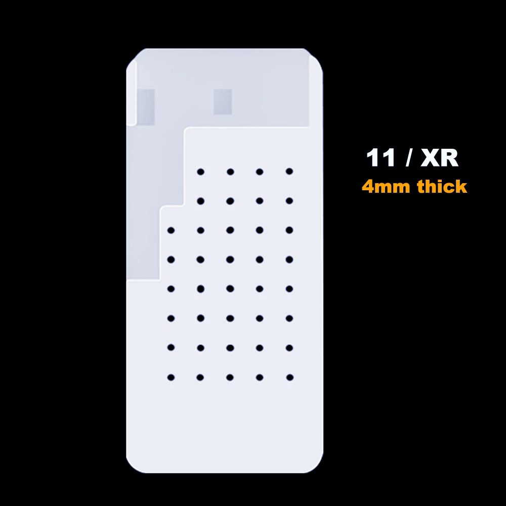 

Mold For iPhone 12 Pro 11Pro MAX 11 XS XR X Rubber Silicone Pad No Bend Flex LCD Screen Glass Seperating Glue Removing Mat