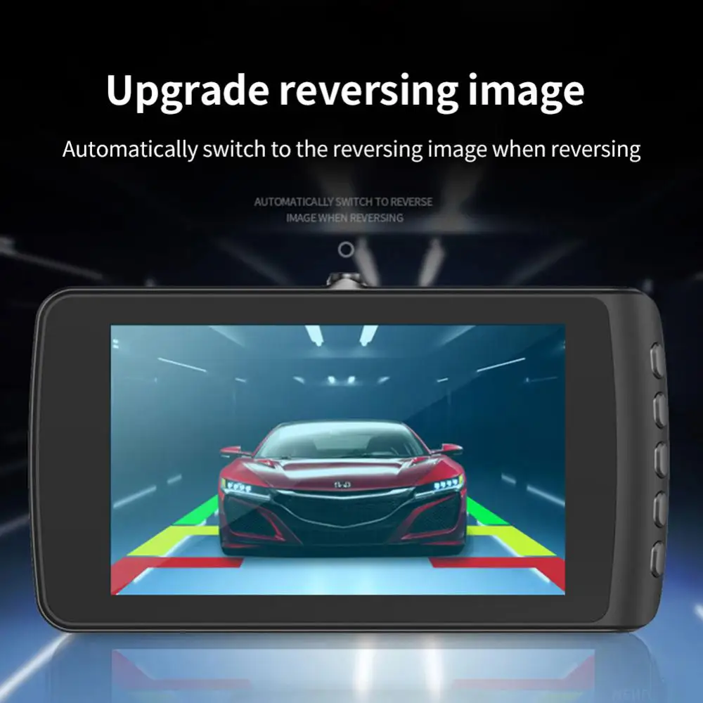 

Видеорегистратор 4 дюйма 1080p Ночная двойная камера четкая запись автомобильные аксессуары видеорегистратор