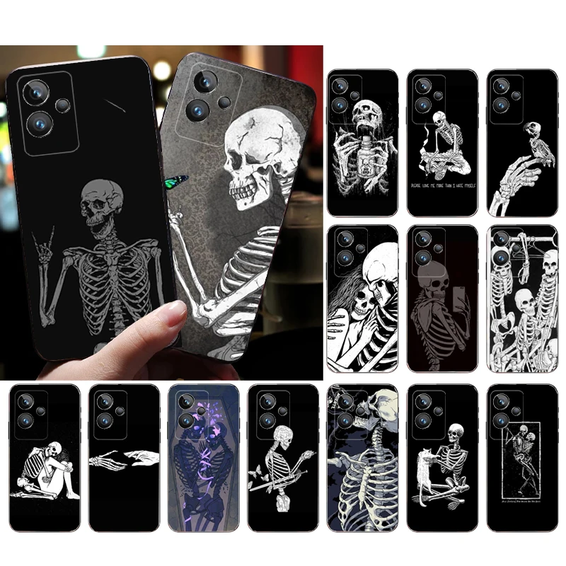 

Phone Case for OPPO Realme GT 2 Pro X2 Pro XT C25S 9 8 7 6 Pro 6i GT Master C3 C21 C21Y C11 X3 SuperZoom Skeleton