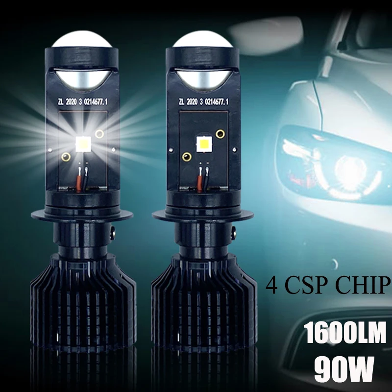 

H7 LED H4 Headlight Y10 Super Mini Projector Lens Headlamp Car High Low Beam Auto Fog Lights Motorcycle Super bright LED Bulb