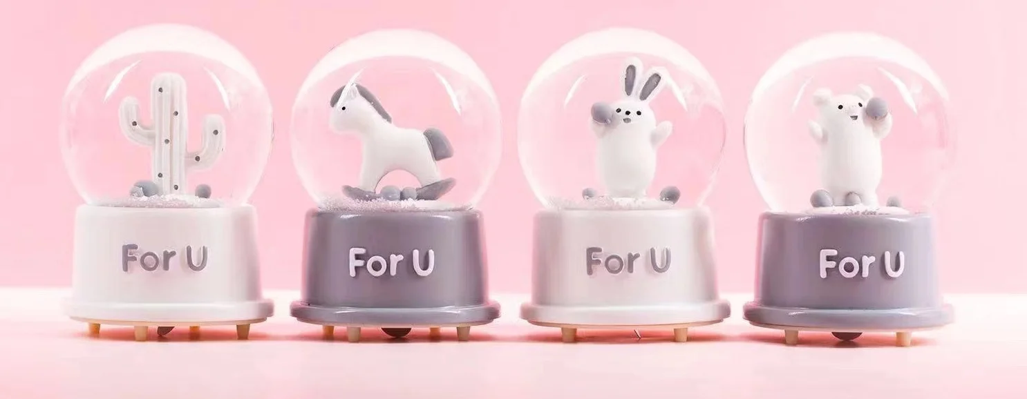 

Стеклянный снежный шар в техасском стиле Minik, декоративный подарок