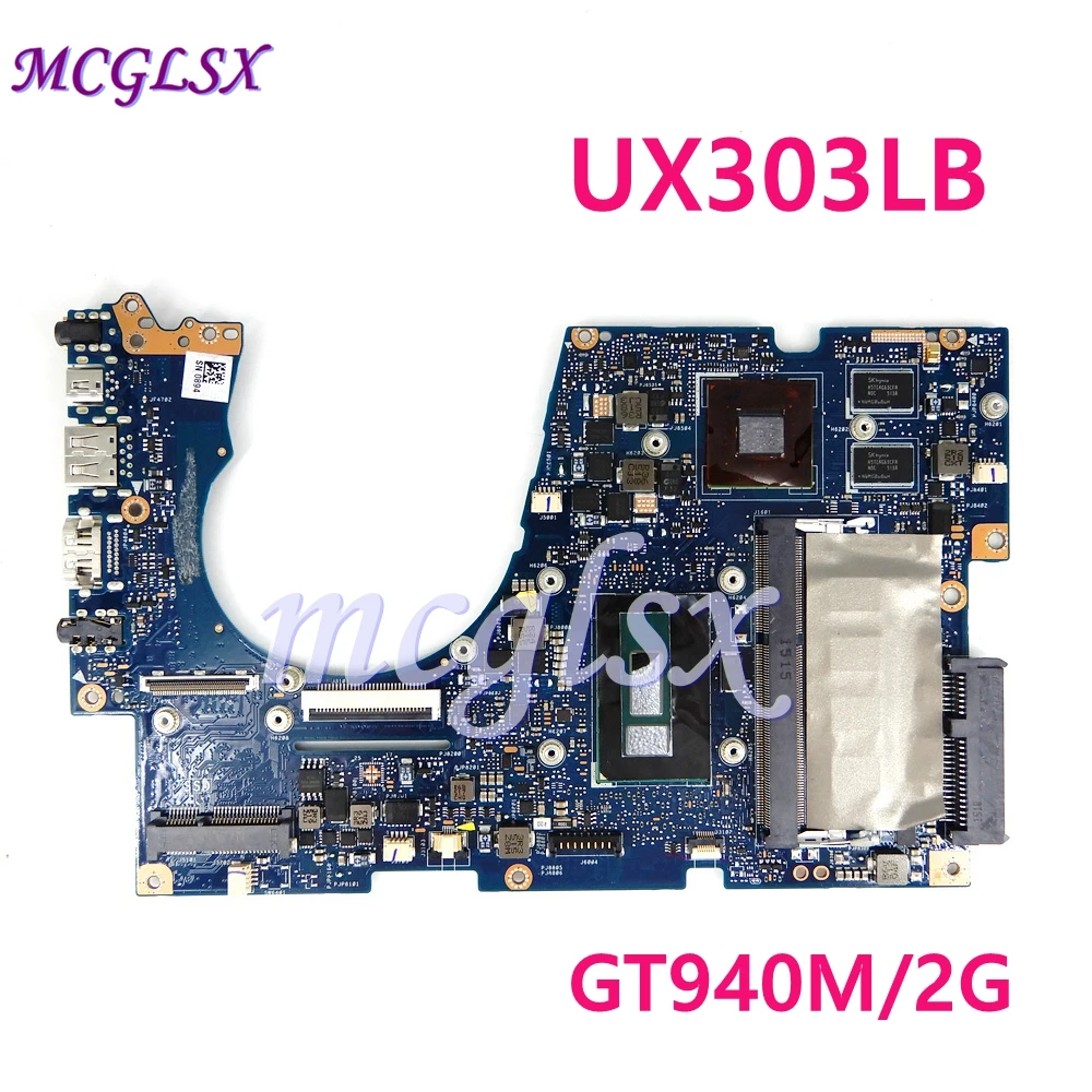 

UX303LB i7-5500 CPU 4GB RAM GT940M/2G Mainboard For ASUS UX303 UX303LA UX303LN UX303LNB UX303L Laptop Motherboard