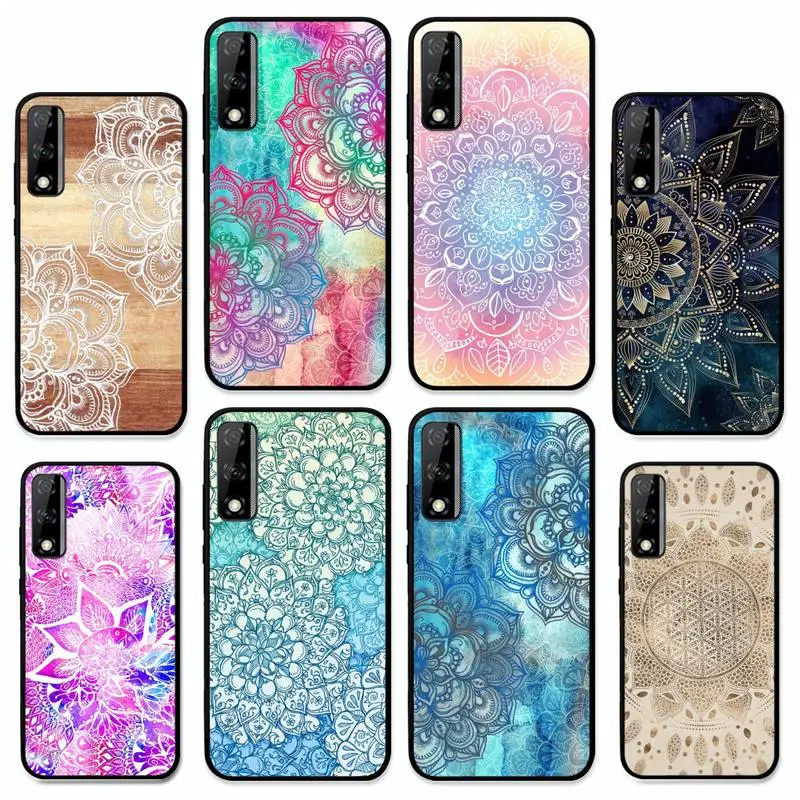 

Mandala Phone Case for Huawei Y 6 9 7 5 8s prime 2019 2018 enjoy 7 plus