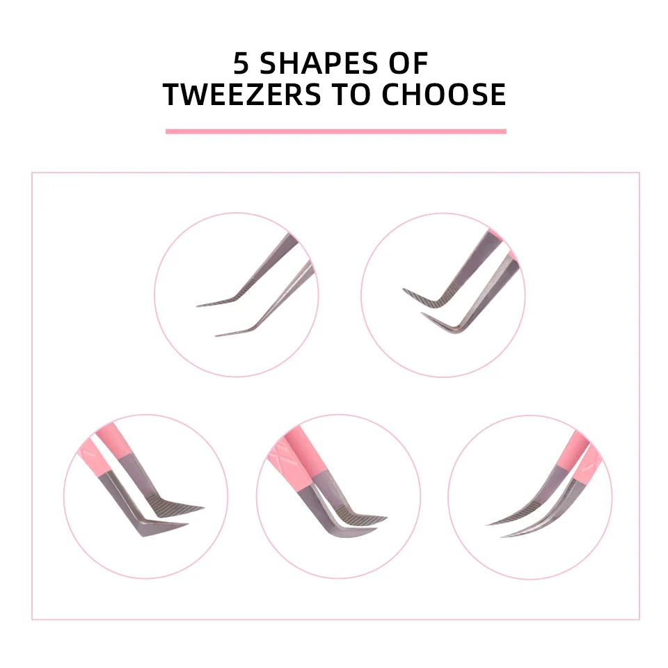 1 шт. антистатический пинцет для наращивания ресниц