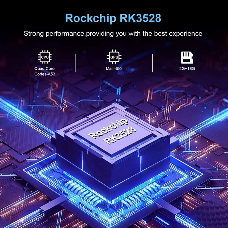 HK1RBOX D8 Android 13.0 TV Stick 2G+16GB RK3528 Четырехъядерный ARM Corter BOX Поддержка Dual 2.4G/5G Wi-Fi6 BT 5.0 USB 3.0