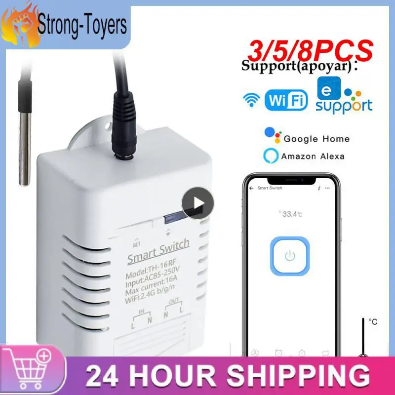 

Термостат Zigbee складной для умного дома, 433 МГц, 3/5/8 шт.