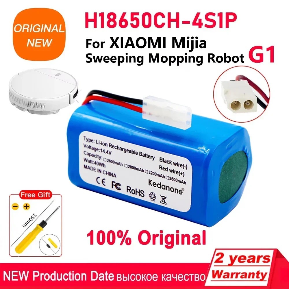 Сменная батарея H18650CH-4S1P для XIAOMI MIJIA Mi Robot Vacuum-Mop Essential G1 MJSTG1 SKV4136GL 2600 мАч