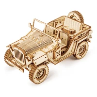 gift toys diy 3d wooden mechanical puzzle car model wood toy vehicle for dropshipping