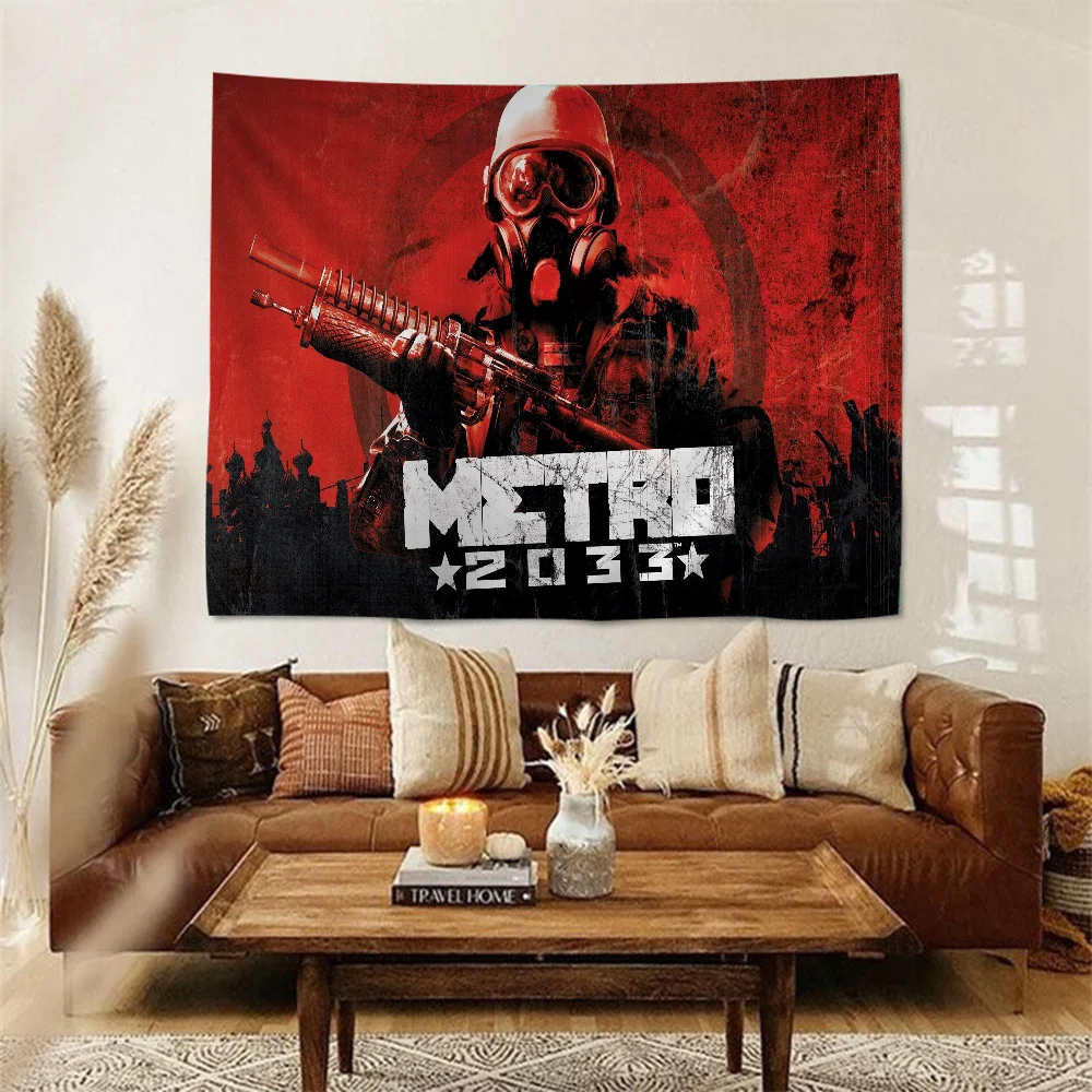 Metro 2033 красочный гобелен настенный с цветком хиппи настенные ковры декор для