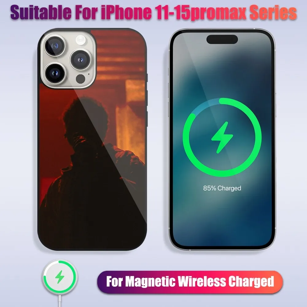 Чехол для телефона Singer The Weeknd Idol Vol 1 iPhone 13 14 15 11 12 Pro Max Plus стеклянный магнитный чехол
