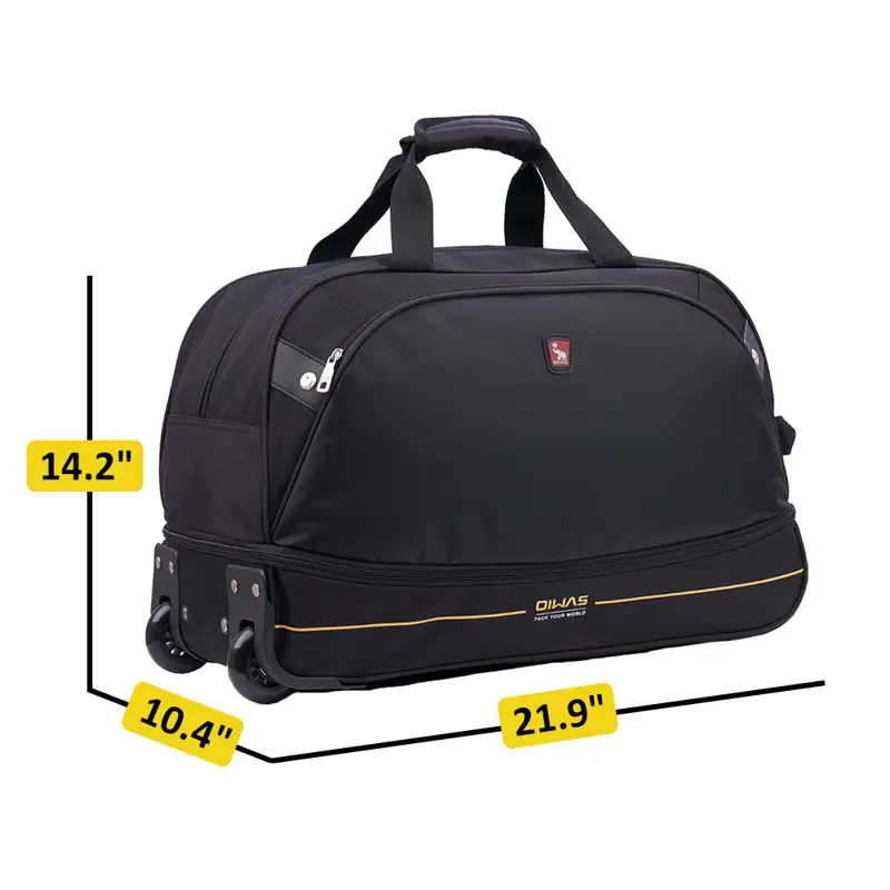 Small Rolling Duffle Bag with Wheels 22