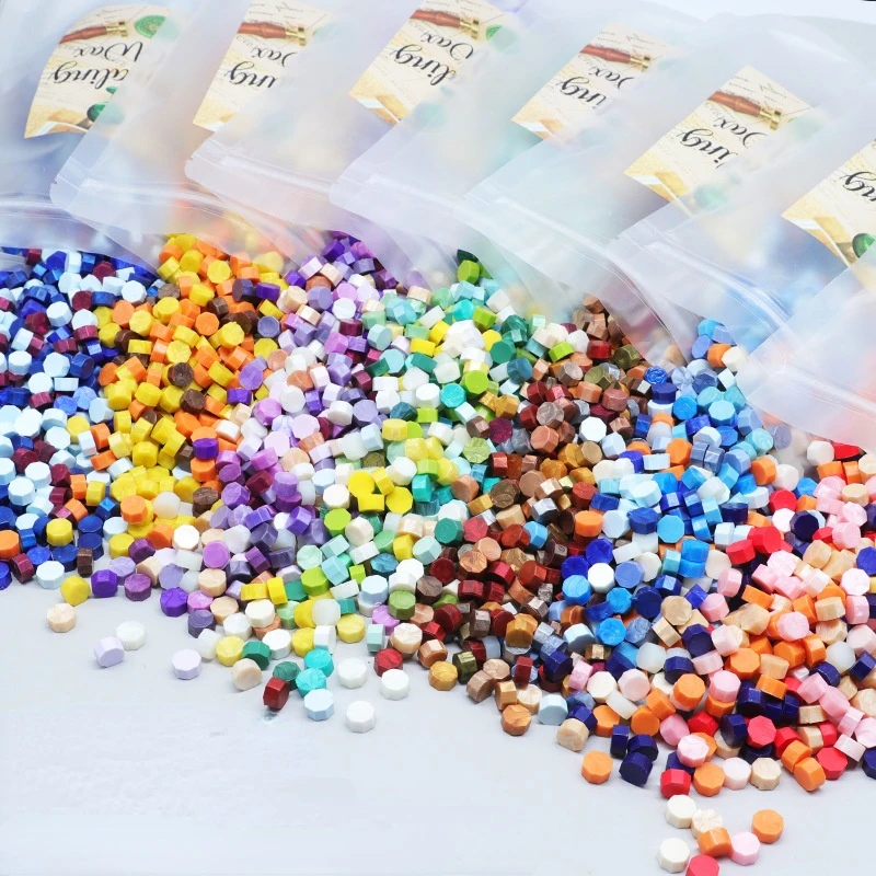 

100g/bag of Fire Paint Wax Mixed Color Student Hand Account Wax Envelope Invitation Card Birthday Sealing Wax Craft Decoration