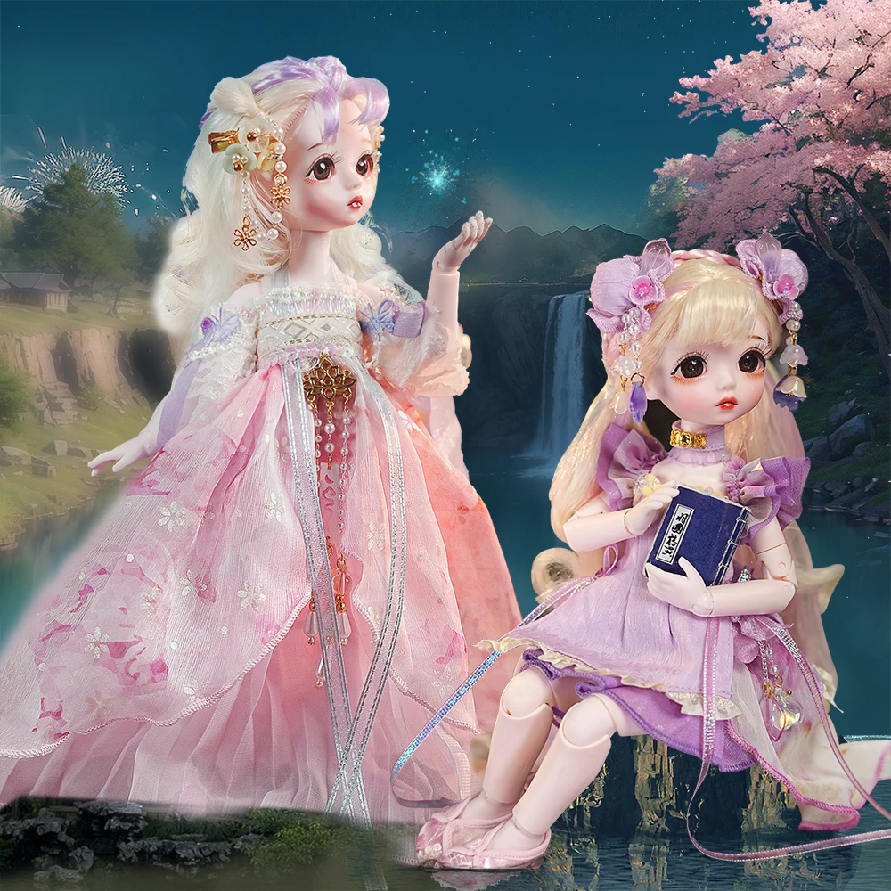 Детские игрушки DBUS 1/6 BJD 30 см. Официальный макияж включает костюмы.