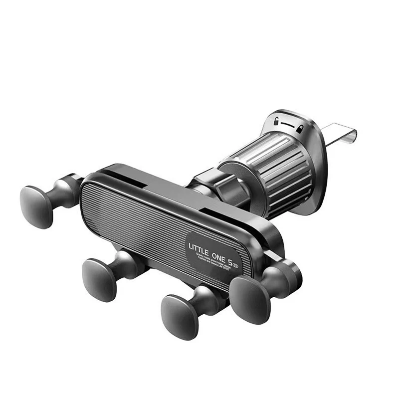 

Новый гравитационный автомобильный держатель для телефона для мобильного телефона 4,7-7 дюймов, автомобильное крепление для телефона с вентиляционным отверстием, универсальный противоударный GPS-зажим, подставка для смартфона