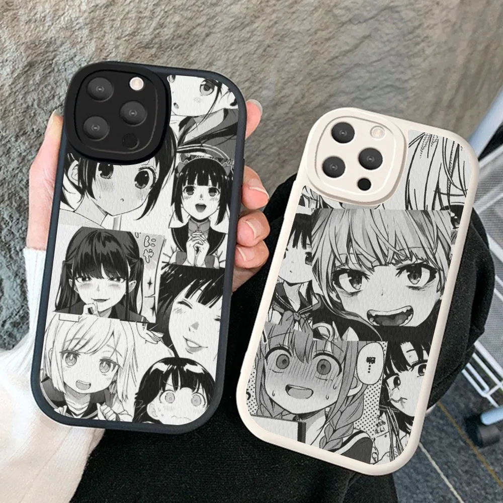 

Kawaii Japan Girls Phone Case Hard Leather For iPhone 14 13 12 Mini 11 14 Pro Max Xs X Xr 7 8 Plus Fundas