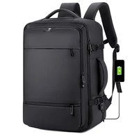 backpacks for men waterproof expansion business computer backpack large capacity night reflective travel bags with shoe pockets