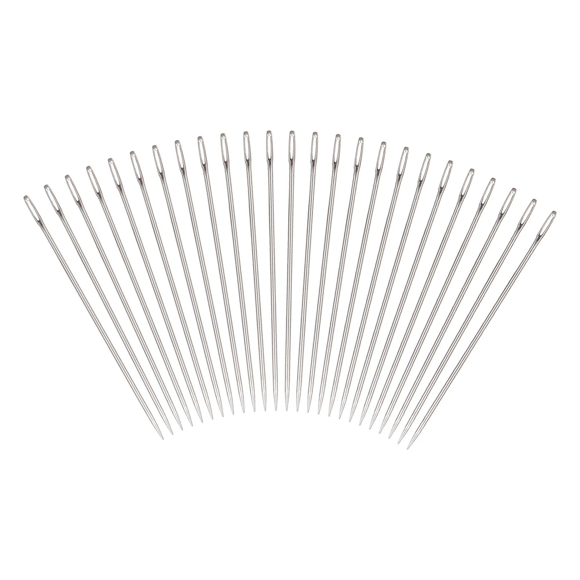 

Uxcell 25 Pcs Sewing Needles 1.65-inch Hand Quilting Needles Sharp Tip for Cotton Threads