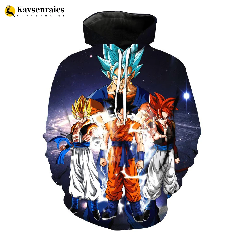 

Новинка лета 2022, толстовка с капюшоном в стиле аниме Гоку 3D, свитшоты для мужчин и женщин, уличная одежда, крутые толстовки, Модный повседнев...