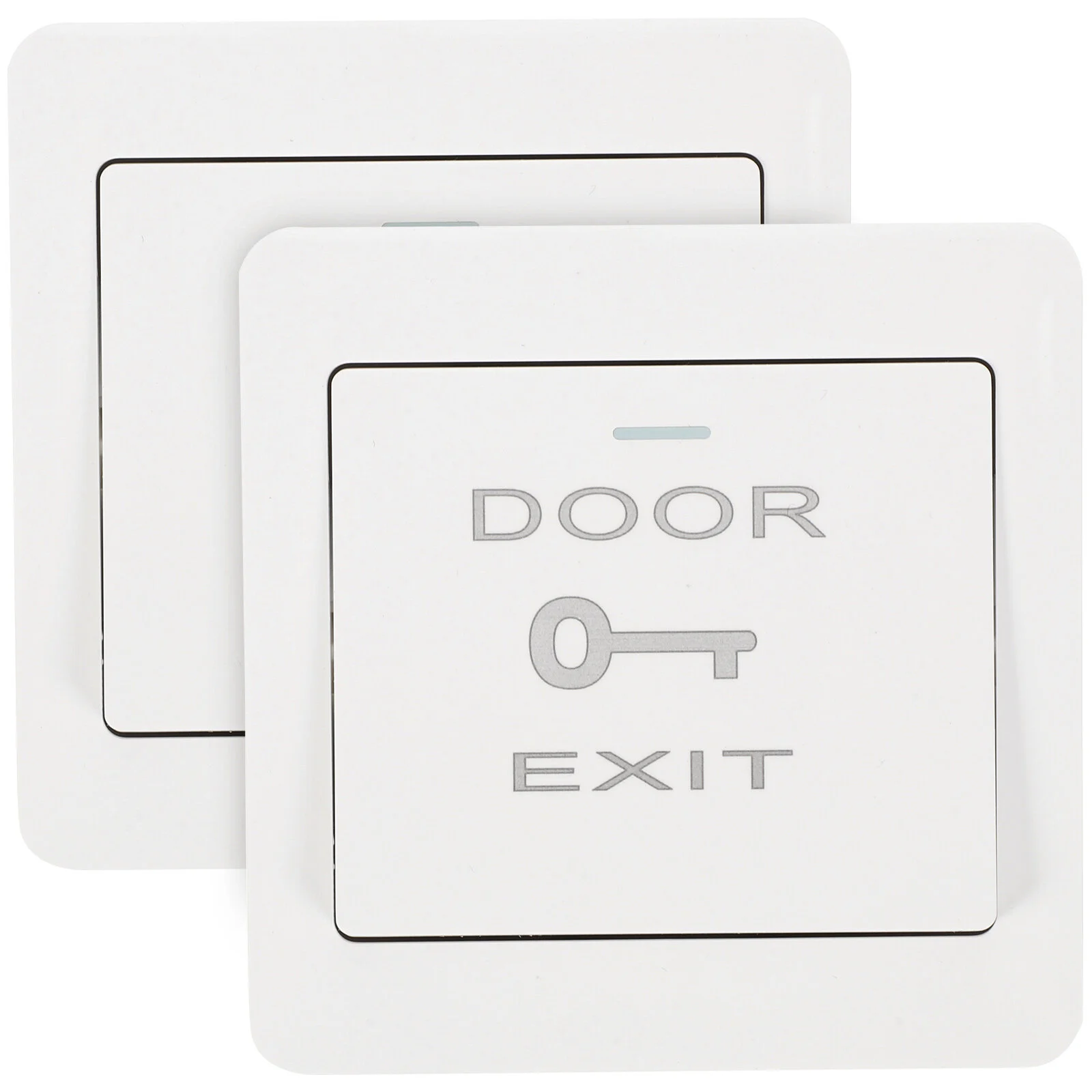 

2pcs Push To Exit Button Doorbell Wall Plate Cover Door Access Cover Protector