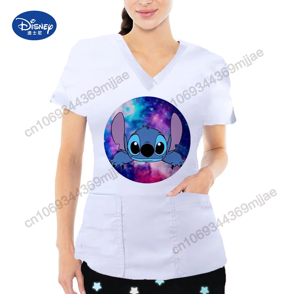 Футболка женская с карманом V-образным вырезом Y2k Yk2