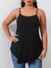 Camis for Woman Tank Top Female Sleeves Blouses V Neck Solid Casual 4