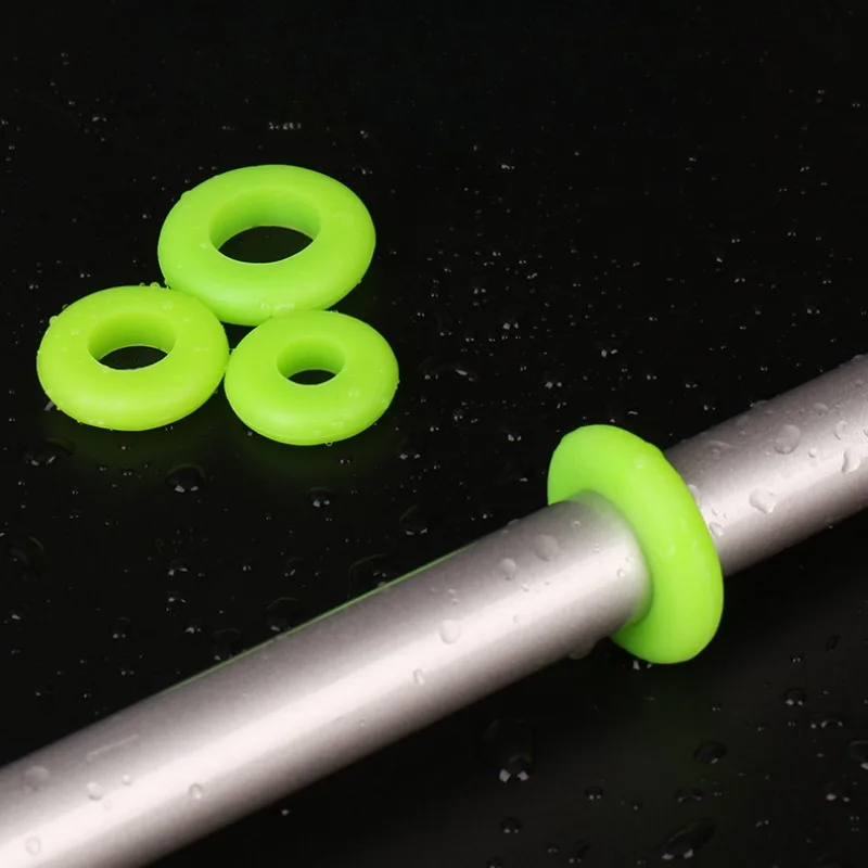 

5/10pcs Fishing Rod Clip O-shaped Rod Stop Ring Anti Slip Silicone Fishing Rod Fixed Ring 10-17mm Fishing Handle Universal