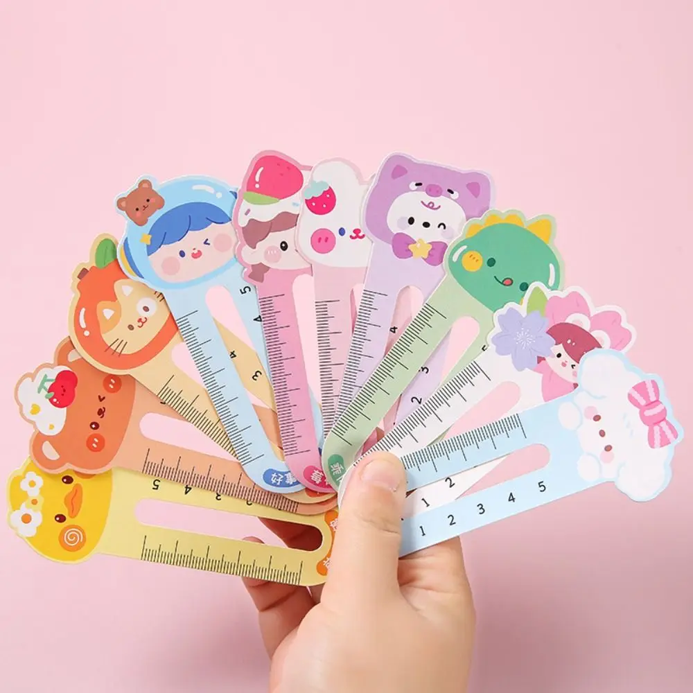 

50PCS/Pack Kawaii Cartoon Animal Scale Shape Bookmark Paper Bookmarks kawaii Stationery School Supplie Papelaria Kids Gifts