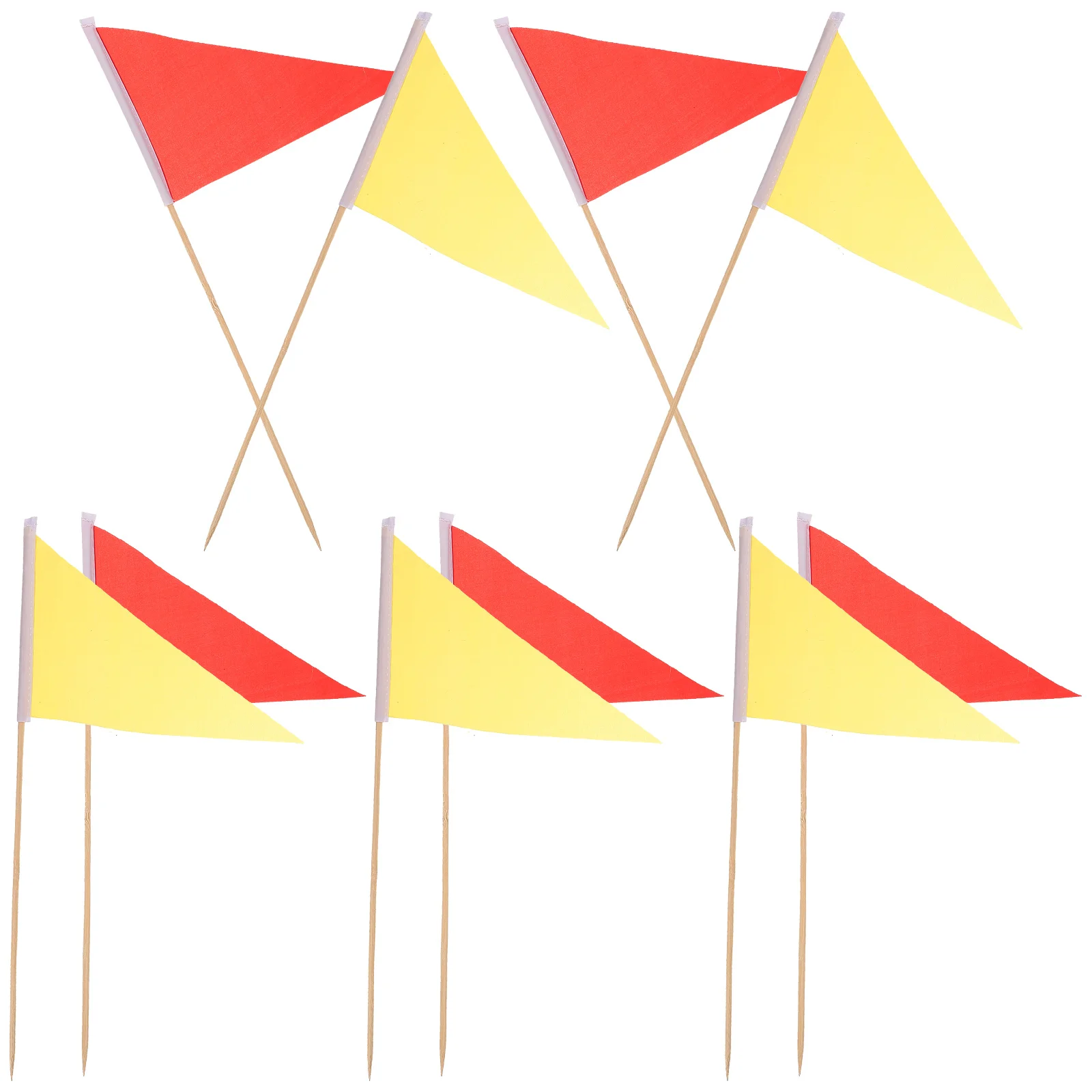 10 шт. треугольные наземные настольные флажки для двора маркер дрессировки собак