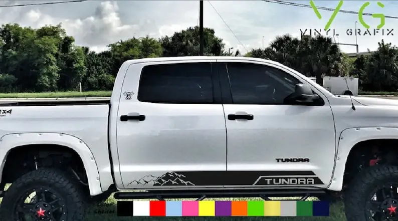 

Виниловые наклейки для Toyota Tundra, любой цвет