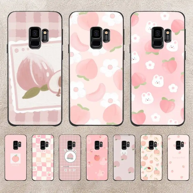 

Summer Day Peache Phone Case For Samsung Galaxy A51 A50 A71 A21s A71 A41 A70 A30 A22 A02s A53 A72 A73 5G Cover
