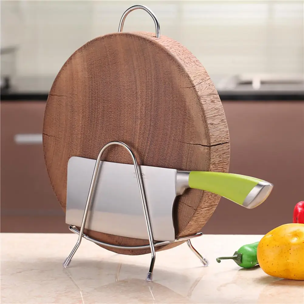 Stainless Steel Cutting Board Organizer Anti-slip Cutting Holder