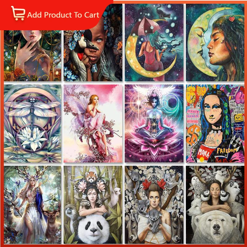 

Oil Paint By Numbers Kits Lotus Buddha Painting By Numbers On Canvas Frameless 60x75cm DIY Religion Home Decor