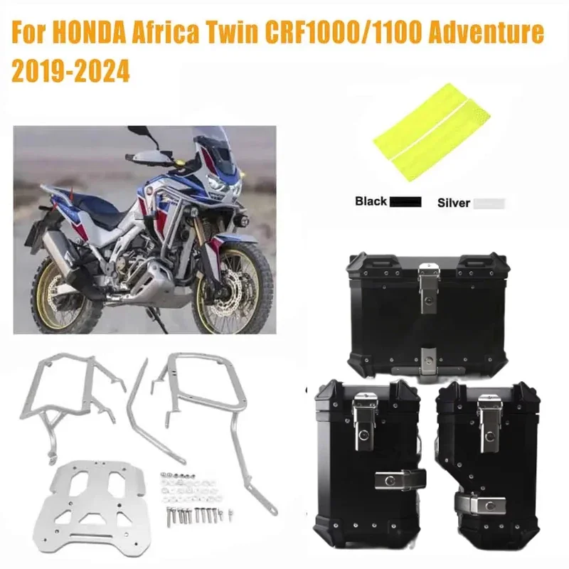 Боковой багажник мотоцикла задняя багажная рамка для HONDA CRF1000L/1100L Africa Twin ADV 2019-2024