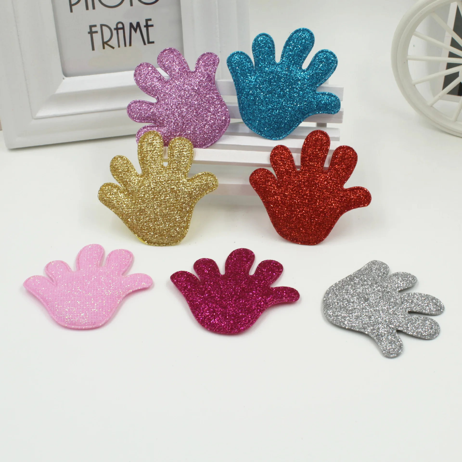 10 шт. блестящие односторонние шпильки для волос с сердечками аксессуары повязка