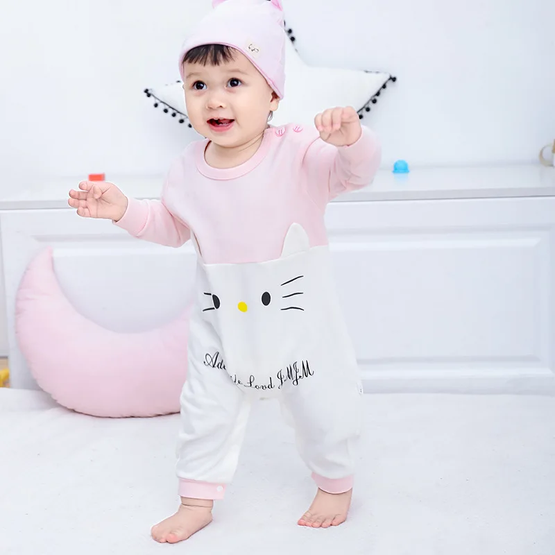 

Baby Clothes Romper Newborn Kids Jumpsuits Underwear Cotton Boys Girls Clothes Cute Animals Autumn Baby Long Sleeve Romper