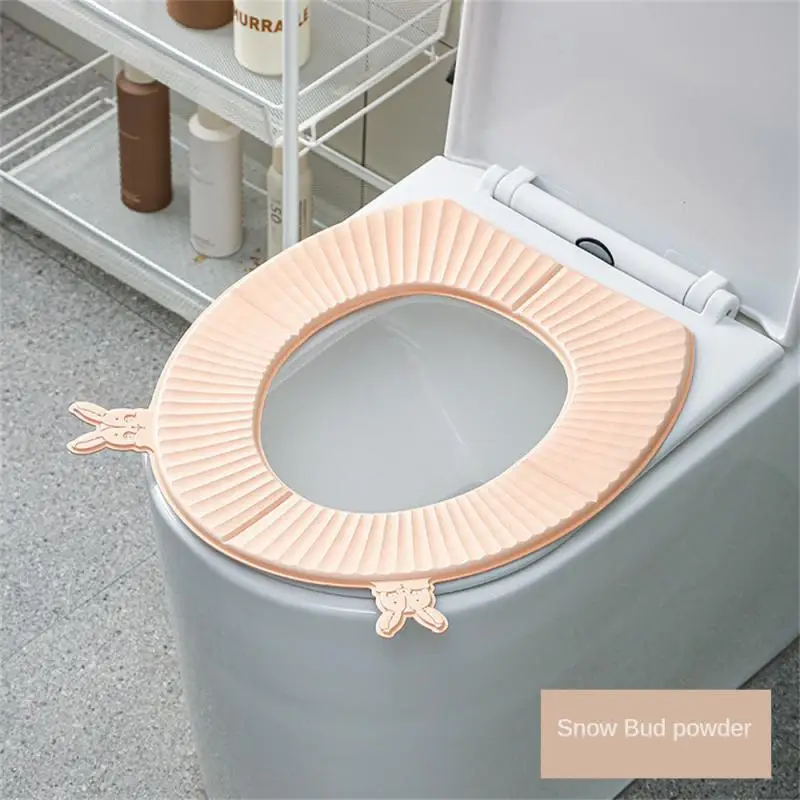 

Washable Thicken Waterproof Toilet Sticky Seat Pad Universal Bathroom Toilet Pad Cushion Toilet Seat Bidet Toilet Cover Paste