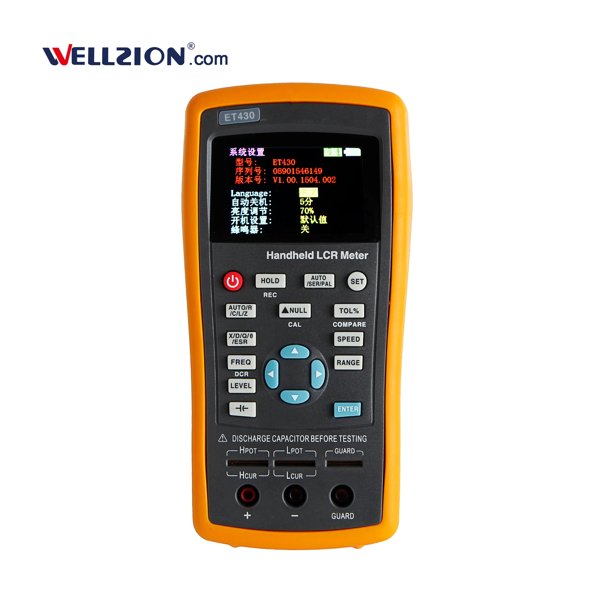 

ET432 100Hz to 100KHz Handheld Digital LCR Meter