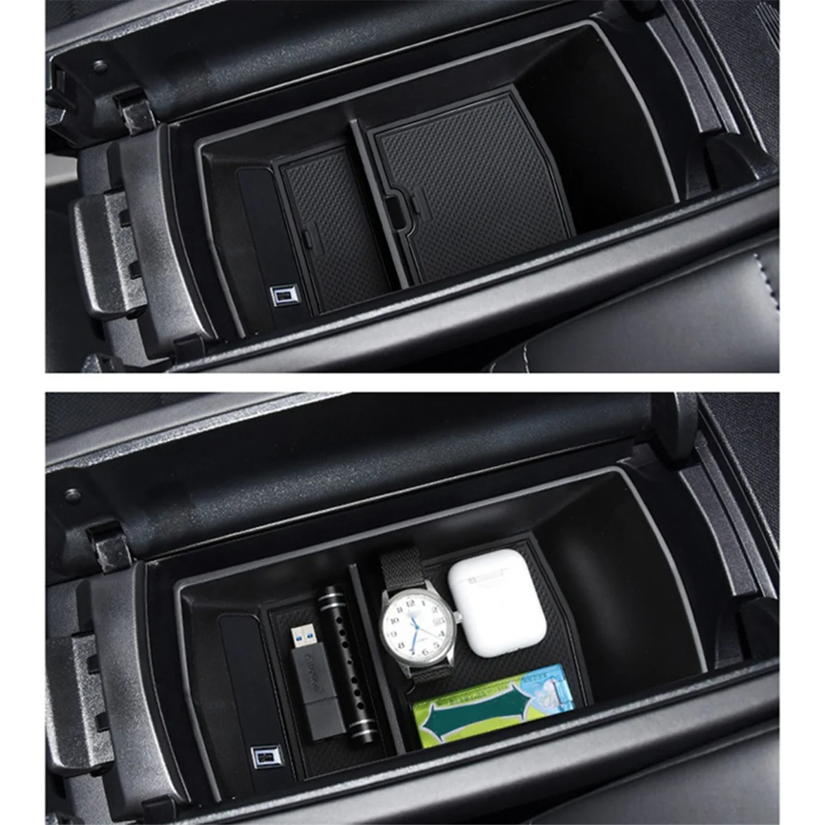 Автомобильный подлокотник ящик для хранения лоток центральной консоли