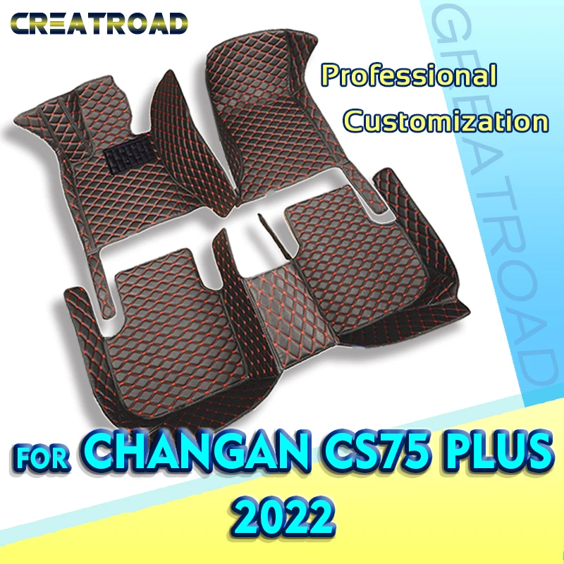 

Car Floor Mats For Changan CS75 Plus 2022 Custom Auto Foot Pads Automobile Carpet Cover Interior Accessories