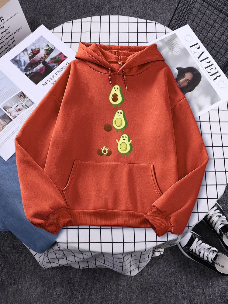 Авокадо женская одежда большого размера с принтом для мамы и ребенка свободная