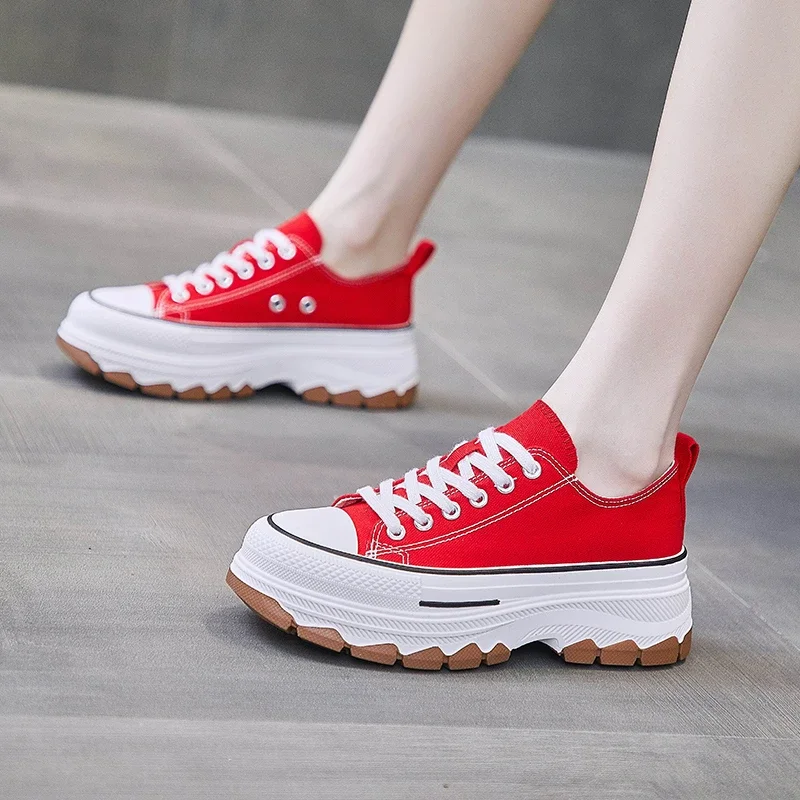 Женские кроссовки на толстой подошве Повседневные Удобные прогулочные туфли с