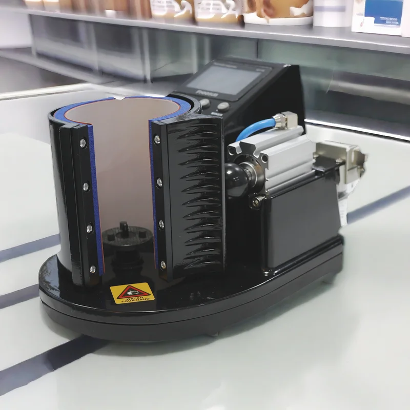 New Ariival ST-110 Pneumatic Mug Heat Press Machine Sublimation Printer 2D Digital Thermal Printing