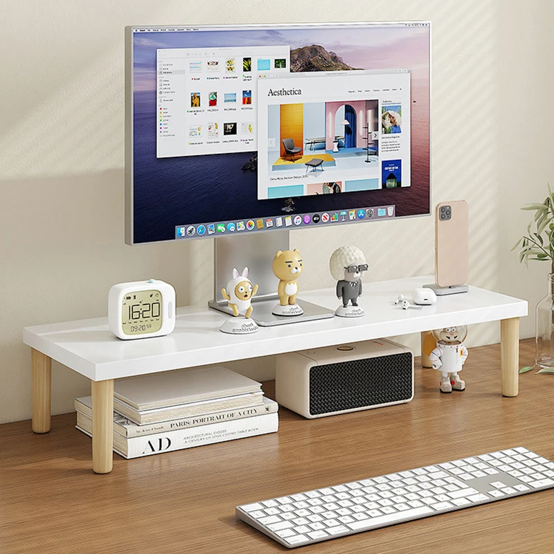 Деревянный держатель для монитора компьютера подставка экрана ПК кронштейн