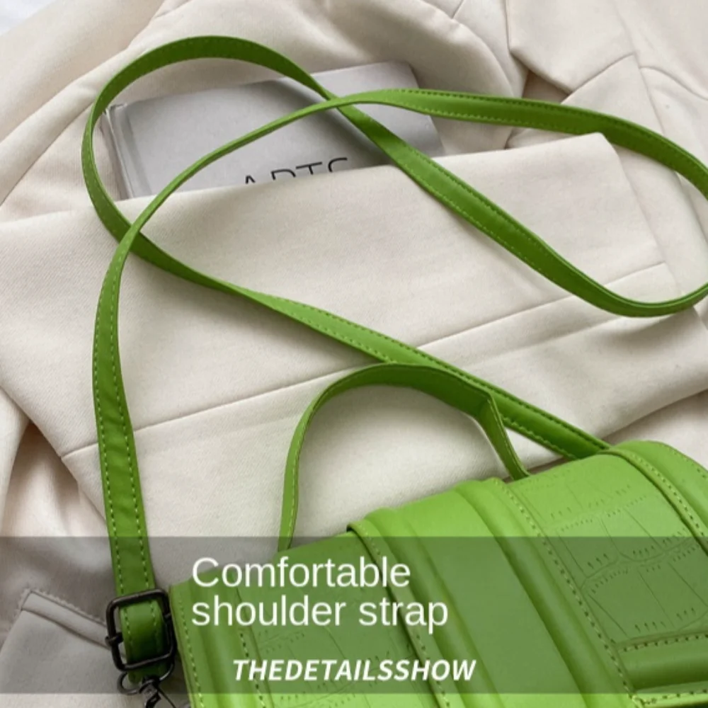 Модная винтажная квадратная сумка в корейском стиле ярких цветов Ins Y2K на одно