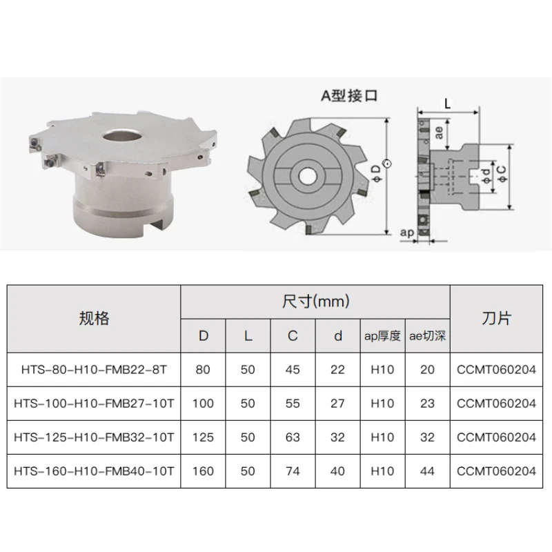 Фрезерная головка с Т-образным пазом фрезерного станка ЧПУ поверхностного